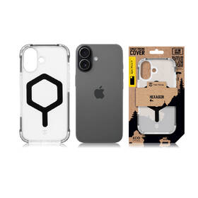 Kryt na mobil Tactical MagForce Hexagon na Apple iPhone 17 černý/průhledný

 obrázek produktu 4 z 4