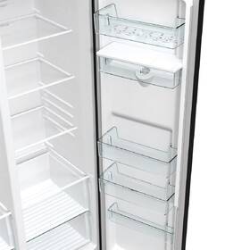 Americká lednice Hisense RS711N4WFD černá barva
