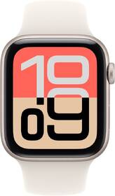 Chytré hodinky Apple GPS + Cellular 44mm hvezdně bílý hliník - hvezdně bílý sportovní řemínek -  S/M 

 obrázek produktu 1 z 7