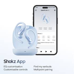 Sluchátka Shokz OpenFit Air 2, Bluetooth modrá

 obrázek produktu 6 z 13