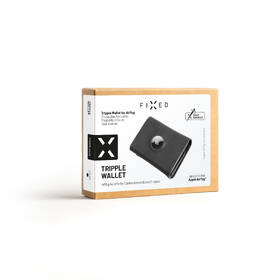 Peněženka FIXED Tripple Wallet pro AirTag z pravé hovězí kůže černá

 obrázek produktu 9 z 9