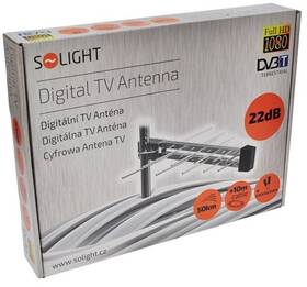 Venkovní anténa Solight HN55-LTE DVB-T anténa, 22dB, UHF, 21. - 69. kanál 

 obrázek produktu 2 z 2