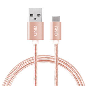 Kabel GND USB / USB-C, 2m, opletený zlatý

 obrázek produktu 1 z 1