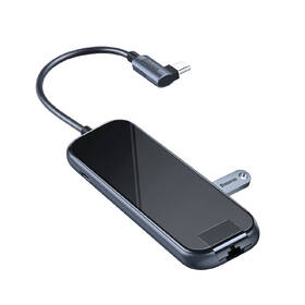 USB Hub Baseus USB-C/3x USB 3.0, HDMI, RJ45, USB-C PD šedý

 obrázek produktu 1 z 6