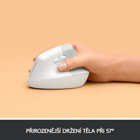 Myš Logitech Lift Vertical Ergonomic bílá

 obrázek produktu 3 z 9