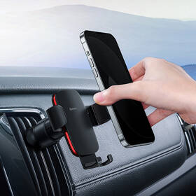 Držák na mobil Baseus Metal Age II Gravity černý/červený

 obrázek produktu 7 z 9