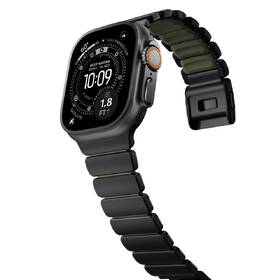 Řemínek NOMAD Stratos FKM na Apple Watch 45/46/49mm, titanový černý/zelený

 obrázek produktu 8 z 12