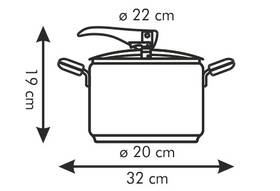 Tlakový hrnec Tescoma 5 l 

 obrázek produktu 2 z 2