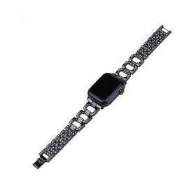 Řemínek WG chain, kovový, na Apple Watch 42/44/45/49 mm + adapter černý

 obrázek produktu 2 z 3