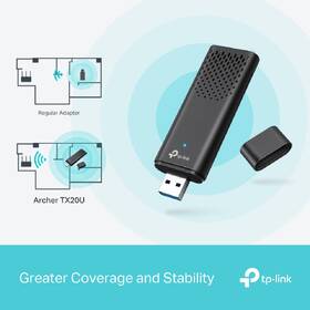 Wi-Fi adaptér TP-Link Archer TX20U černá barva
