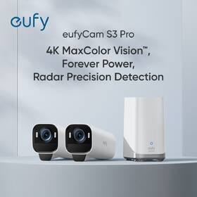IP kamera Anker Eufy EufyCam S3 Pro 2-Cam Kit bílá barva
