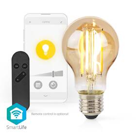 Chytrá žárovka Nedis SmartLife klasik, Wi-Fi, E27, 806 lm, 7 W, Teplá Bílá 

 obrázek produktu 3 z 6