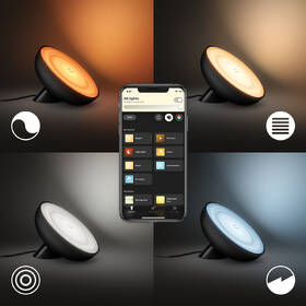 Stolní LED lampička Philips Bloom, White and Color Ambiance černá

 obrázek produktu 5 z 7