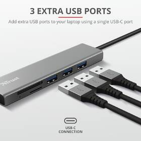 USB Hub Trust Halyx Fast USB-C 

 obrázek produktu 6 z 11