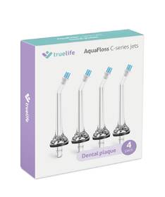 Náhradní trysky TrueLife AquaFloss Compact C300 Dental Plaque Jet (4 ks) bílá

 obrázek produktu 2 z 2