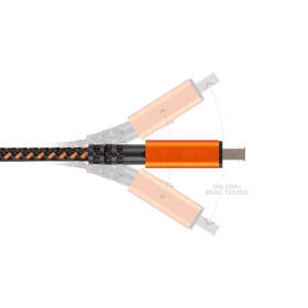 Kabel Xtorm Xtreme USB/Lightning, 1,5m černý/oranžový

 obrázek produktu 4 z 6