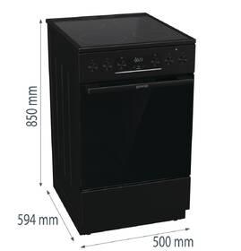Sklokeramický sporák Gorenje GECS5C70BPA černý

 obrázek produktu 15 z 15