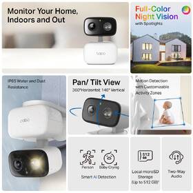 IP kamera TP-Link Tapo C206 bílá barva
