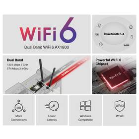 Síťová karta Mercusys MA70XE AX1800 Wi-Fi 6 Bluetooth černá

 obrázek produktu 2 z 8