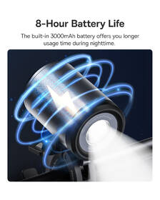 Držák na mobil Baseus PrimeTrip 2v1 s LED světlem černý

 obrázek produktu 4 z 9