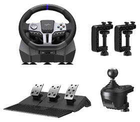 Volant PXN V9 Gen2 Bundle, PC, Switch, PS3/4, Xbox One/X/S series černý

 obrázek produktu 1 z 15