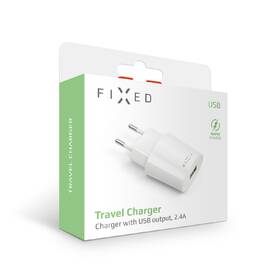 Nabíječka do sítě FIXED 1x USB, 2,4A bílá

 obrázek produktu 2 z 2