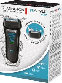 Holicí strojek Remington F6000 F6 Style Series Aqua Foil Shaver černá barva
