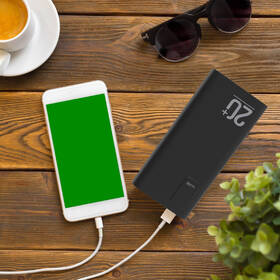 Powerbanka WG 20000 mAh + PD USB-C 20W + QC 3.0 22,5W černá

 obrázek produktu 3 z 5