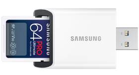 Paměťová karta Samsung SDXC PRO Ultimate 64GB (200R/130W) + USB adaptér 

 obrázek produktu 1 z 6