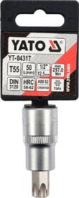 Nástrčná hlavice YATO 1/2" bit Torx T55 

 obrázek produktu 2 z 3