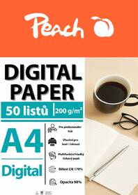Papíry do tiskárny Peach Digital A4 200g - 50 listů 

 obrázek produktu 2 z 2