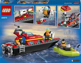 Stavebnice LEGO® City 60373 Hasičská záchranná loď a člun 

 obrázek produktu 3 z 8
