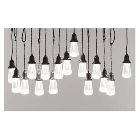 Party osvětlení EMOS 16 LED řetěz - 16x párty žárovky čiré, 3,6 m, venkovní i vnitřní, studená bílá 

 obrázek produktu 2 z 6