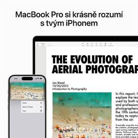 Notebook Apple MacBook Pro 14" M3 Pro 11-CPU 14-GPU, 512GB - Silver CZ 

 obrázek produktu 6 z 8