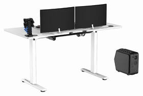 Herní stůl ULTRADESK LEVEL V2 WHITE, 140×68cm, 72-117cm, XXL mouse pad bílý

 obrázek produktu 6 z 14