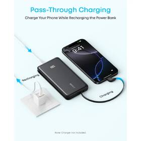 Powerbanka Anker Anker Zolo 10000mAh, 22,5W s kabelem USB-C bílá

 obrázek produktu 2 z 6
