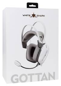 Headset White Shark GOTTAN, PC, PS4/PS5, XBOX, Mac bílý

 obrázek produktu 7 z 7