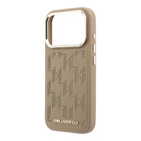Kryt na mobil Karl Lagerfeld PU Perforated Monogram MagSafe na Apple iPhone 17 Pro béžový

 obrázek produktu 4 z 6