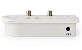 Zesilovač Nedis CATV, Max. zesílení 28 dB, 86–1 006 MHz, 1 Výstup, Zpětný Kanál, Konektor F 

 obrázek produktu 1 z 3