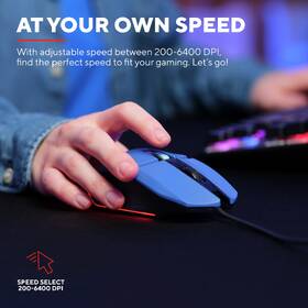 Myš Trust GXT 109 Felox modrá

 obrázek produktu 5 z 8