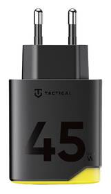 Nabíječka do sítě Tactical Minimi GaN 45W, 1×USB-A/1×USB-C černá/žlutá

 obrázek produktu 3 z 5