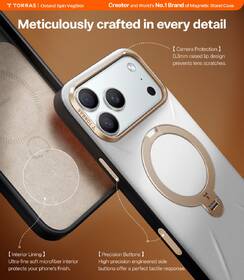 Kryt na mobil Torras Ostand Q3 Vegskin na Apple iPhone 17 Pro Max šedý

 obrázek produktu 5 z 6