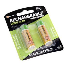 Baterie nabíjecí GoGEN AA, HR06, 2000mAh, Ni-MH, blistr 2ks 

 obrázek produktu 1 z 3