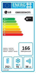 Chladnička s mrazničkou LG GBB530SWCFS bílá

 obrázek produktu 1 z 3