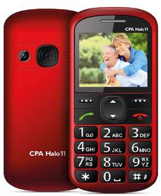 Mobilní telefon CPA Halo 11 Senior červený

 obrázek produktu 2 z 4