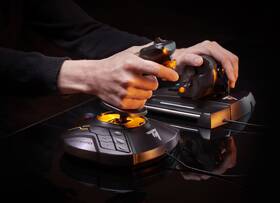 Joystick Thrustmaster T16000M FCS HOTAS, včetně plynového pedálu, pro PC 
