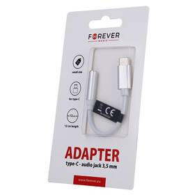 Redukce Forever USB-C/3,5mm Jack bílá

 obrázek produktu 1 z 1