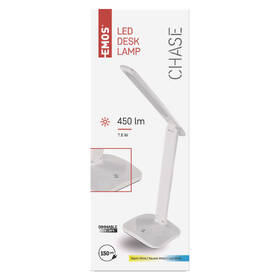 Stolní LED lampička EMOS CHASE bílá

 obrázek produktu 13 z 13