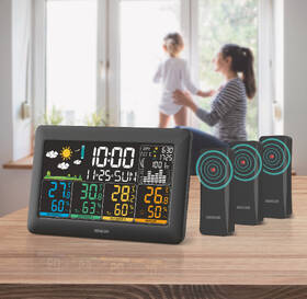 Meteorologická stanice Sencor SWS 6300, 3 čidla černá

 obrázek produktu 5 z 10