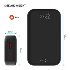 Powerbanka FIXED Zen 10 Pro, 10 000 mAh, 30W, LCD displej černá

 obrázek produktu 10 z 11